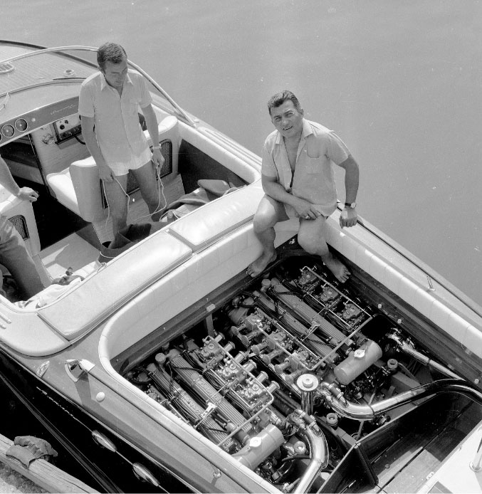 Ferruccio Lamborghini on his Hull No.278