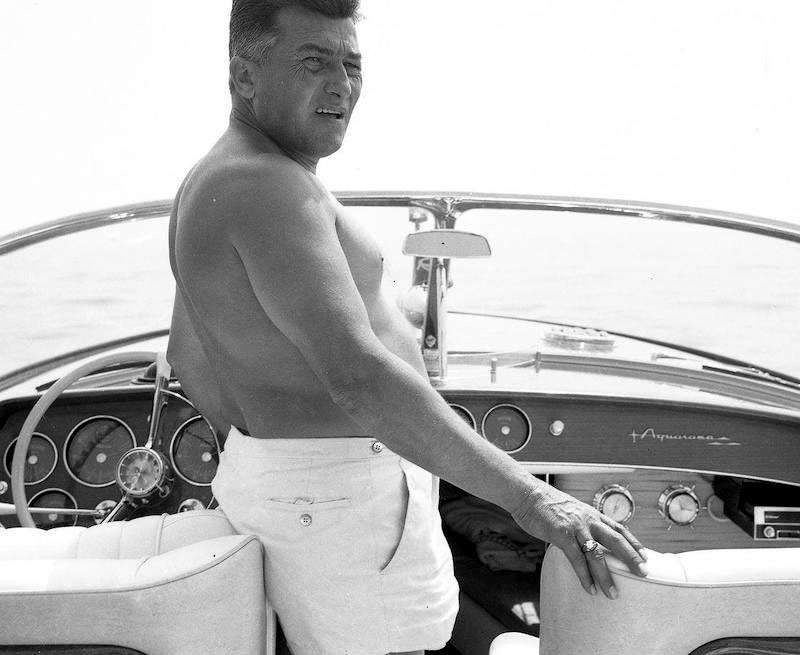 Ferruccio Lamborghini on his Hull No.278